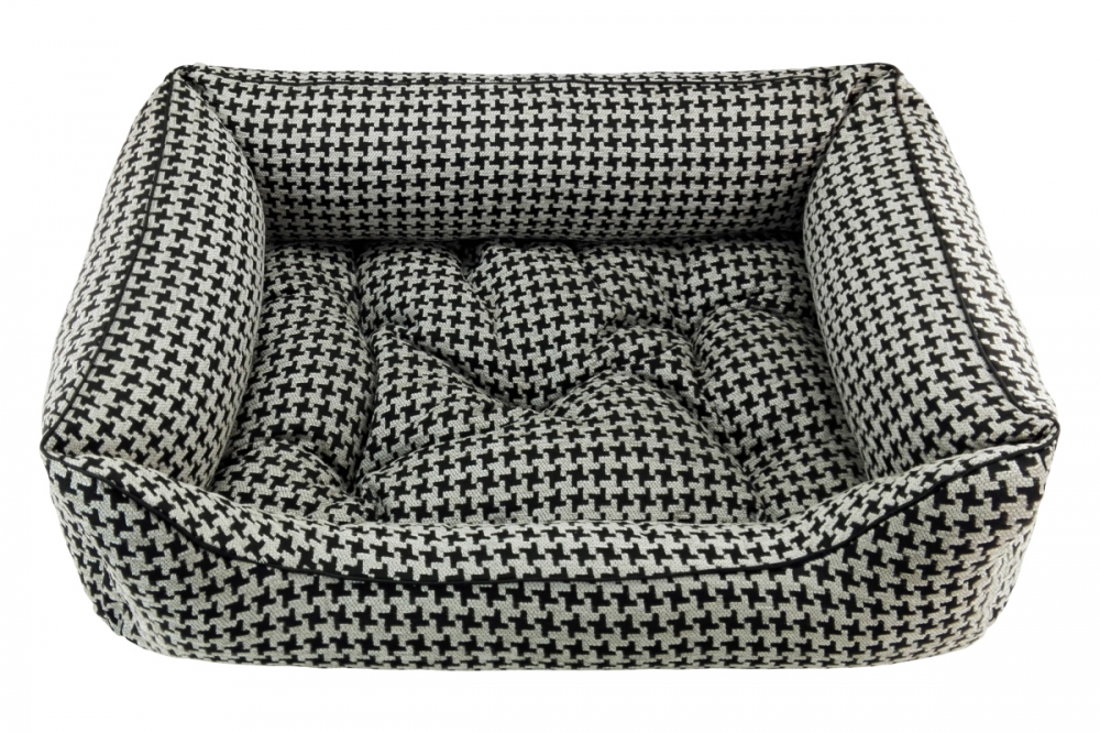 DandyBed Houndstooth Beige and Orange