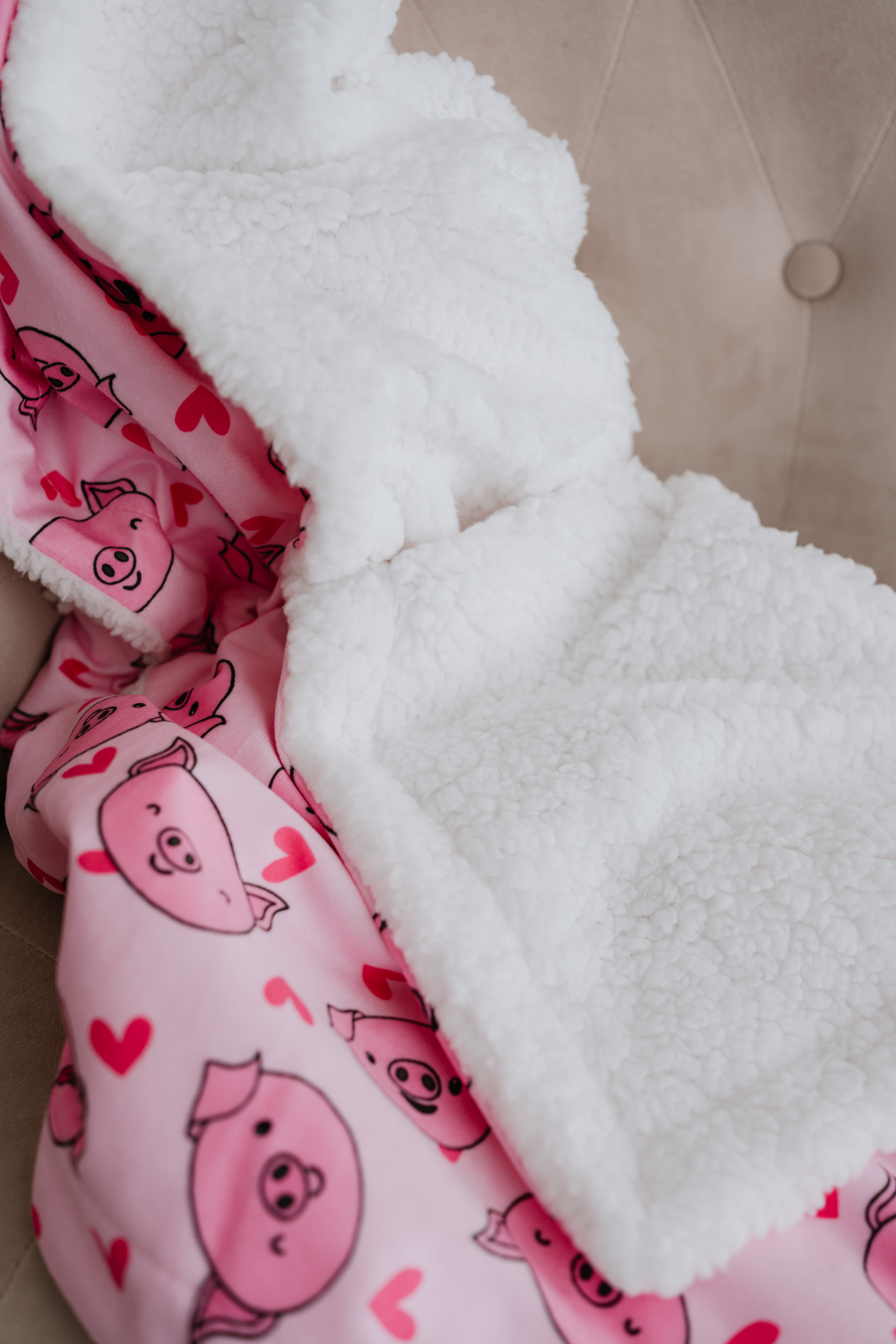 Fleece Blanket - Piggy Passion