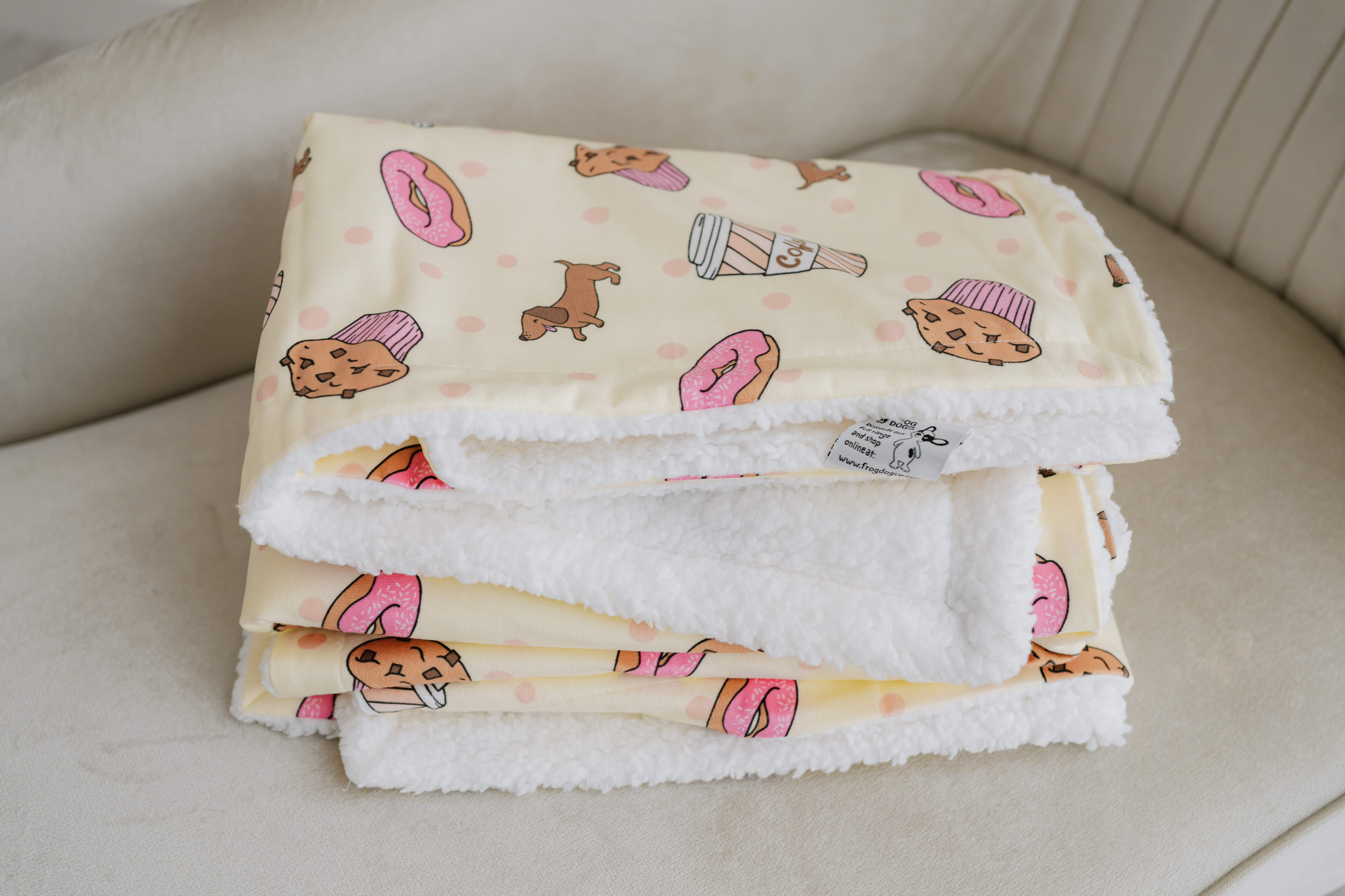 Fleece Blanket - Puppaccino