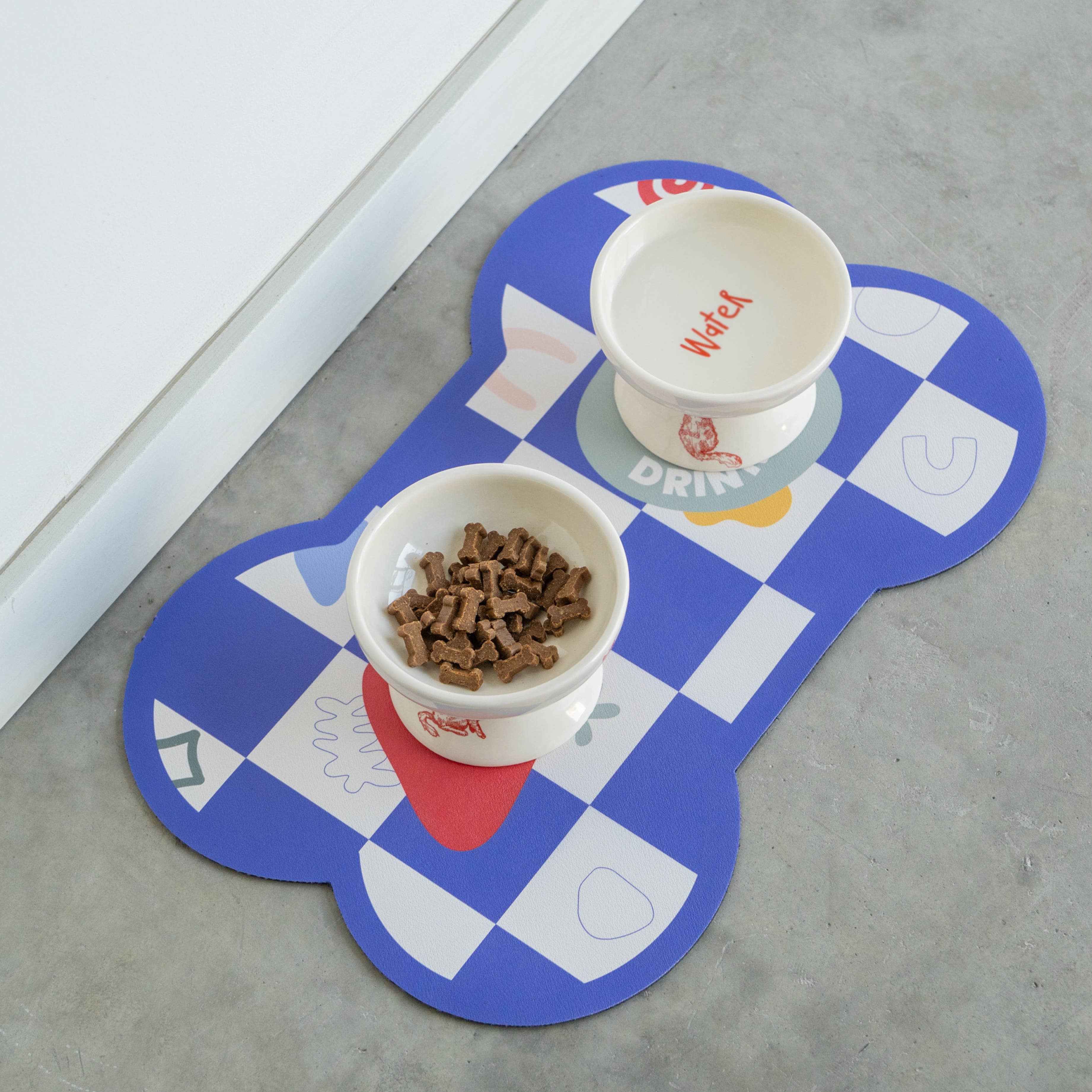 Helio Ferretti Dog Feeding Mat Abstract | Dog Mat