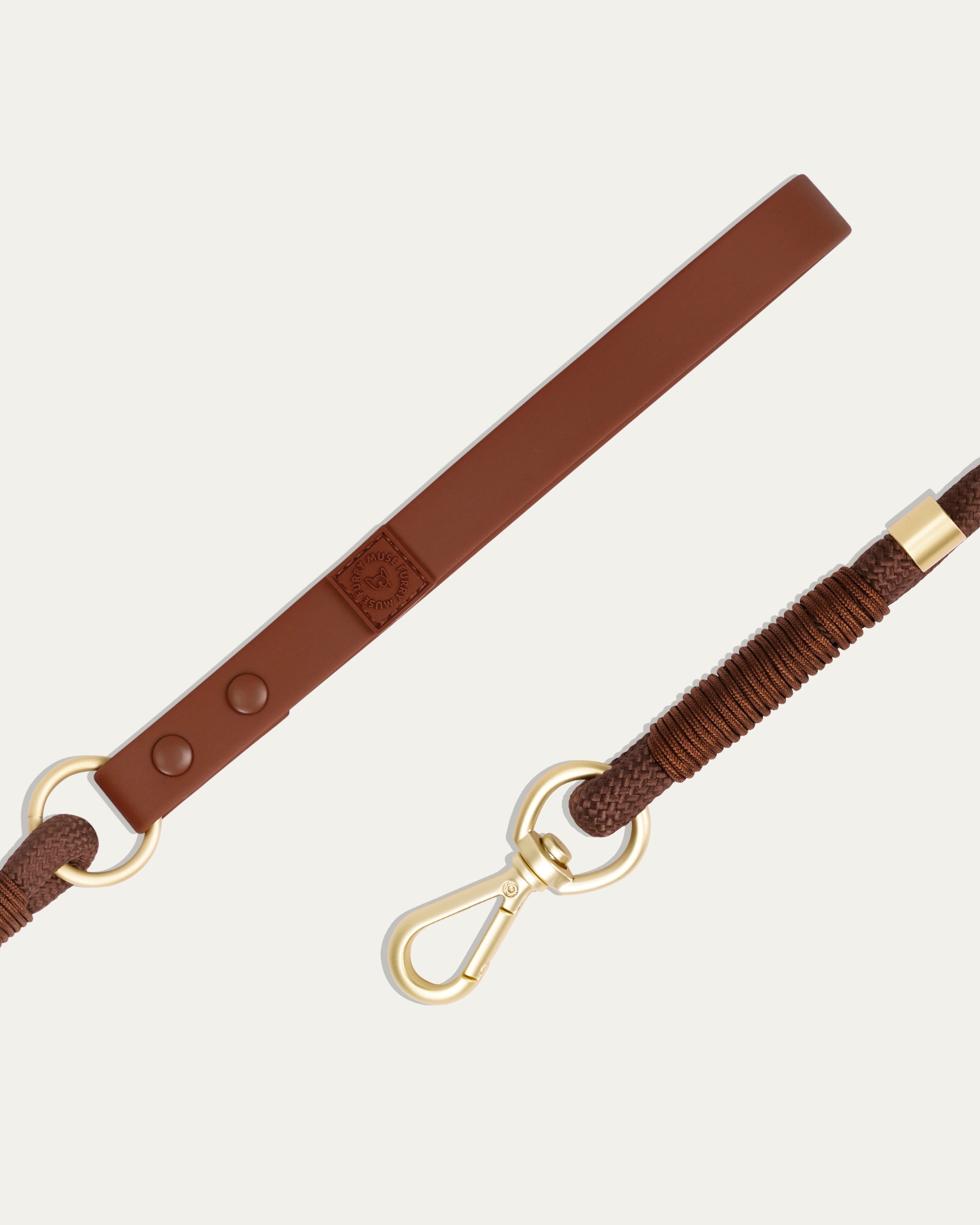 Flow Rope Leash and Collar Kit - Cocoa