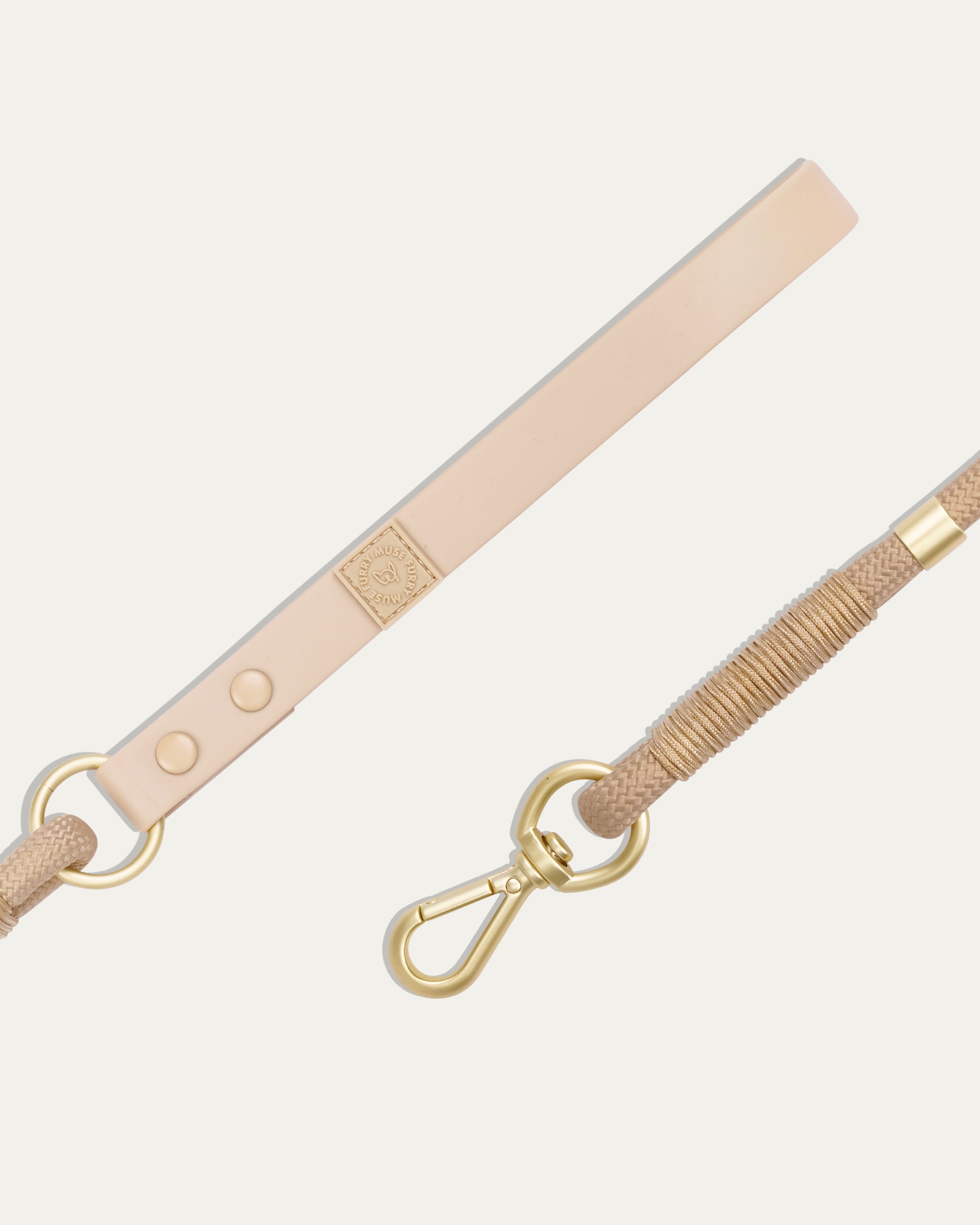 Flow Rope Leash and Collar Kit - Latte