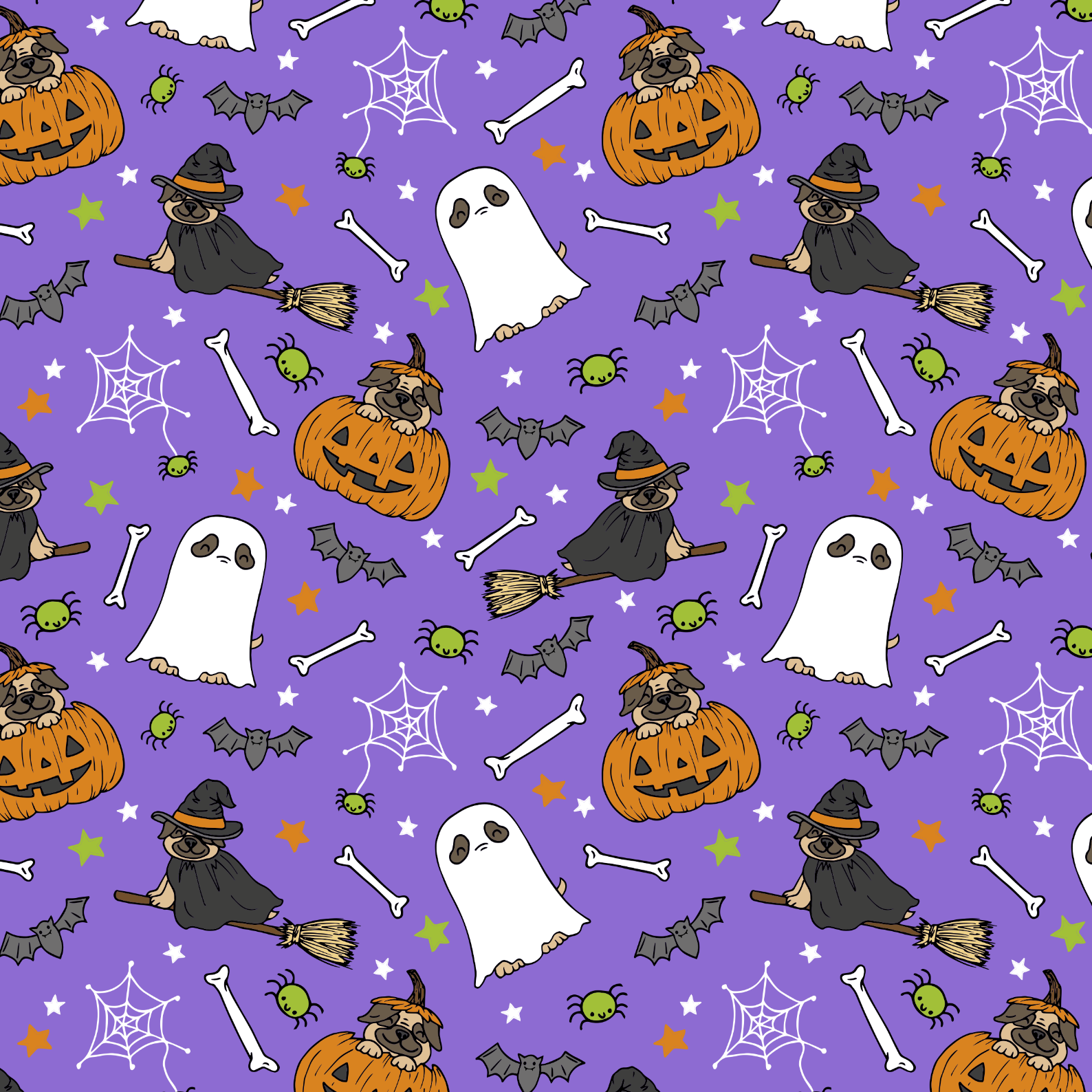Halloween Dog Bandana - Tricks for Treats