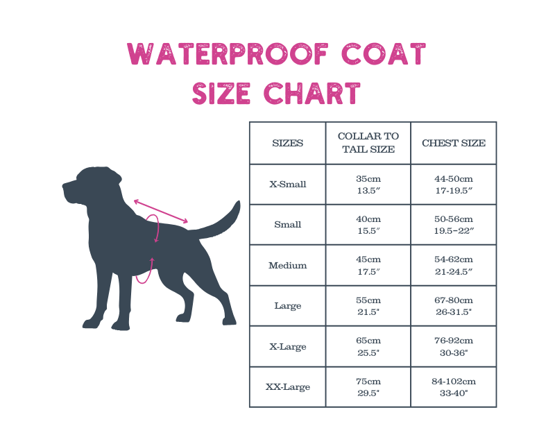 Henry Wag Red Waterproof Dog Coat