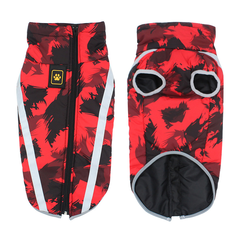 Outdoor High Neck Windproof Dog Jacket