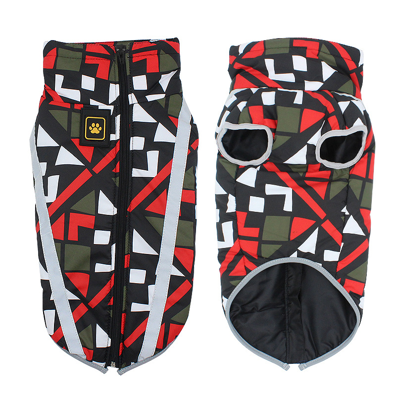 Outdoor High Neck Windproof Dog Jacket