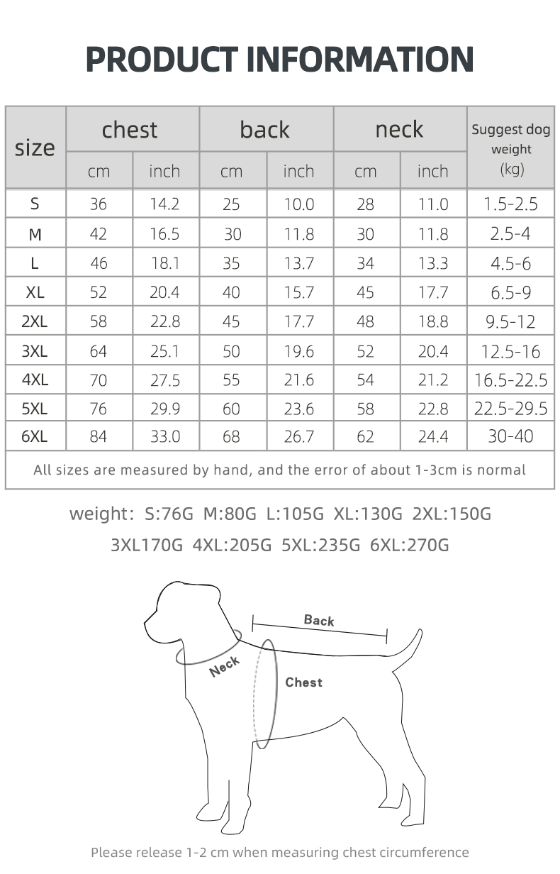 Outdoor High Neck Windproof Dog Jacket