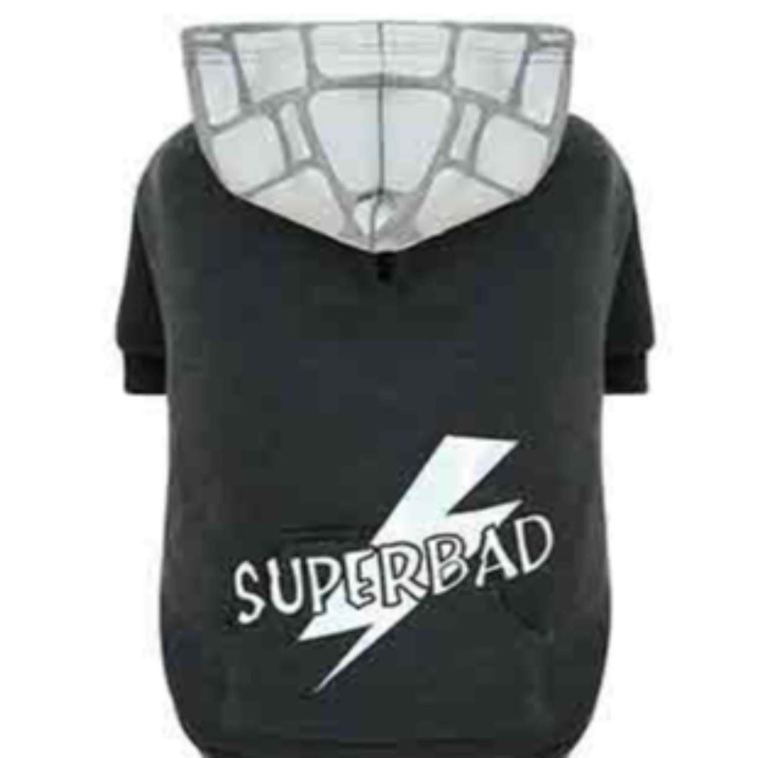 SuperBad Dog Hoodie Dark Grey