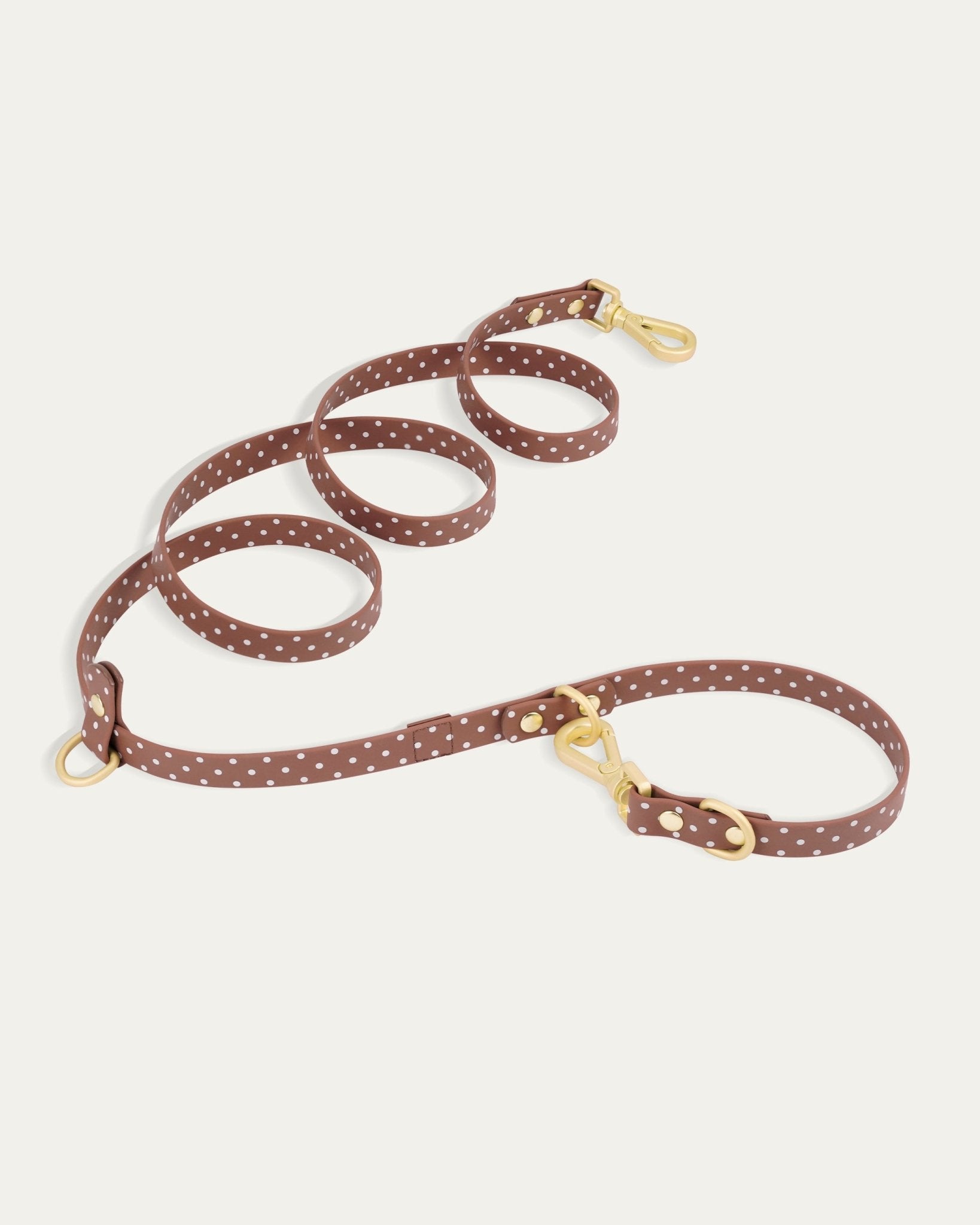 Wander! Collar Kit - Cocoa Polka Dot