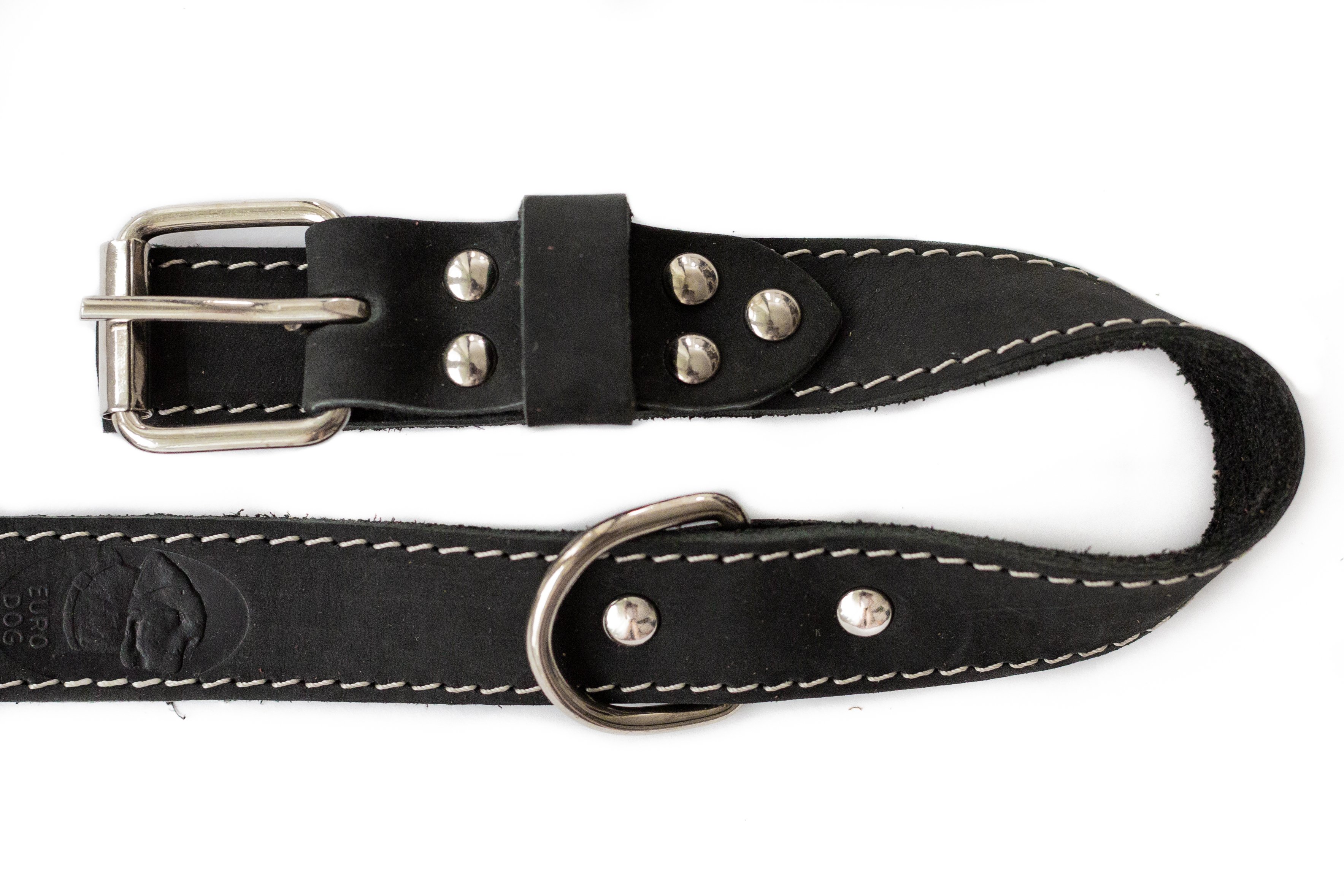 Black Traditional Dog Collar