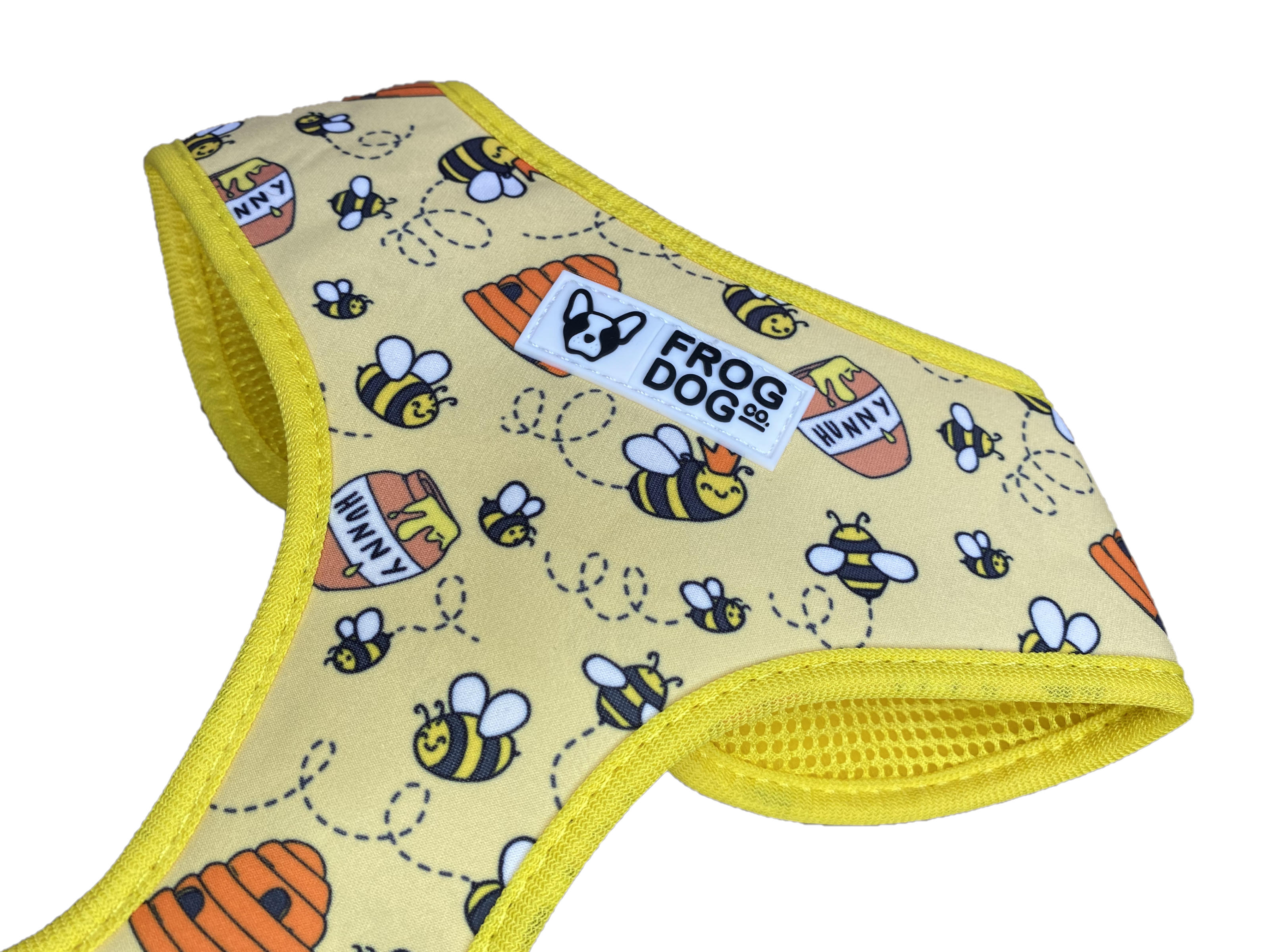 Comfy-Wear Adjustable Dog Harness - Bee Kind - XS