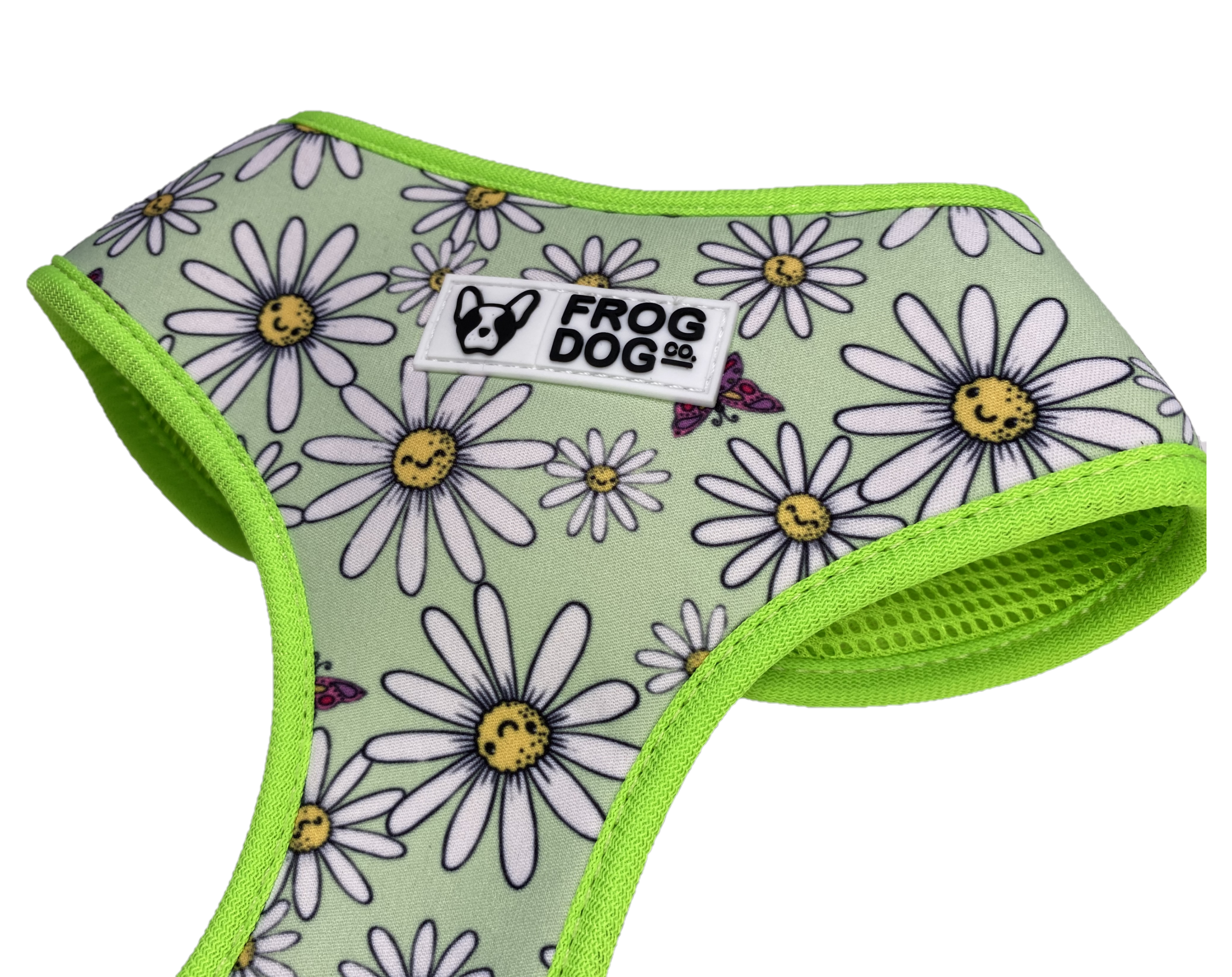 Comfy-Wear Adjustable Dog Harness - Daisy Days - XS