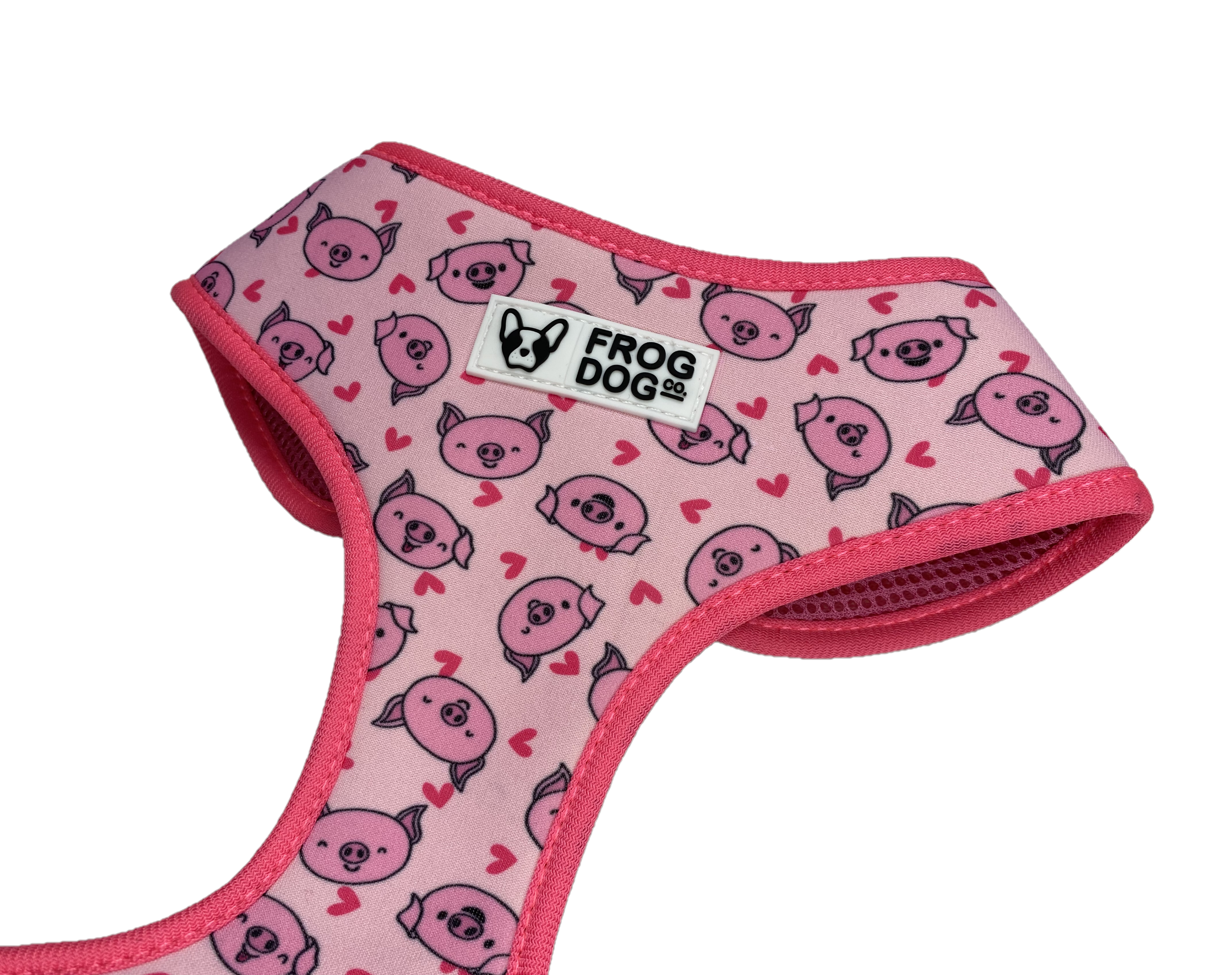 Comfy-Wear Adjustable Dog Harness - Piggy Passion - LARGE