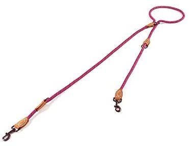 Double Dogs Rope Leash | Dog Slip Lead | Dual Configuration