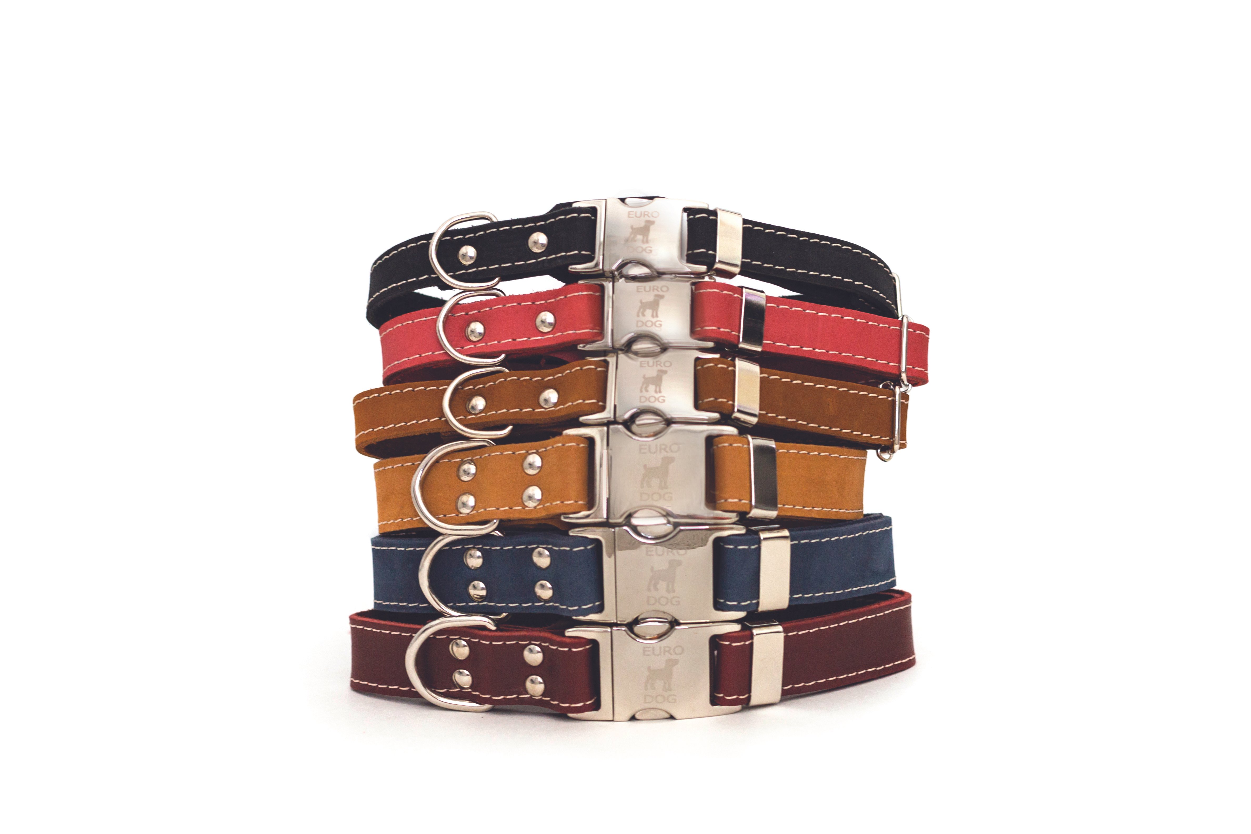 Navy Quick-Release Dog Collar