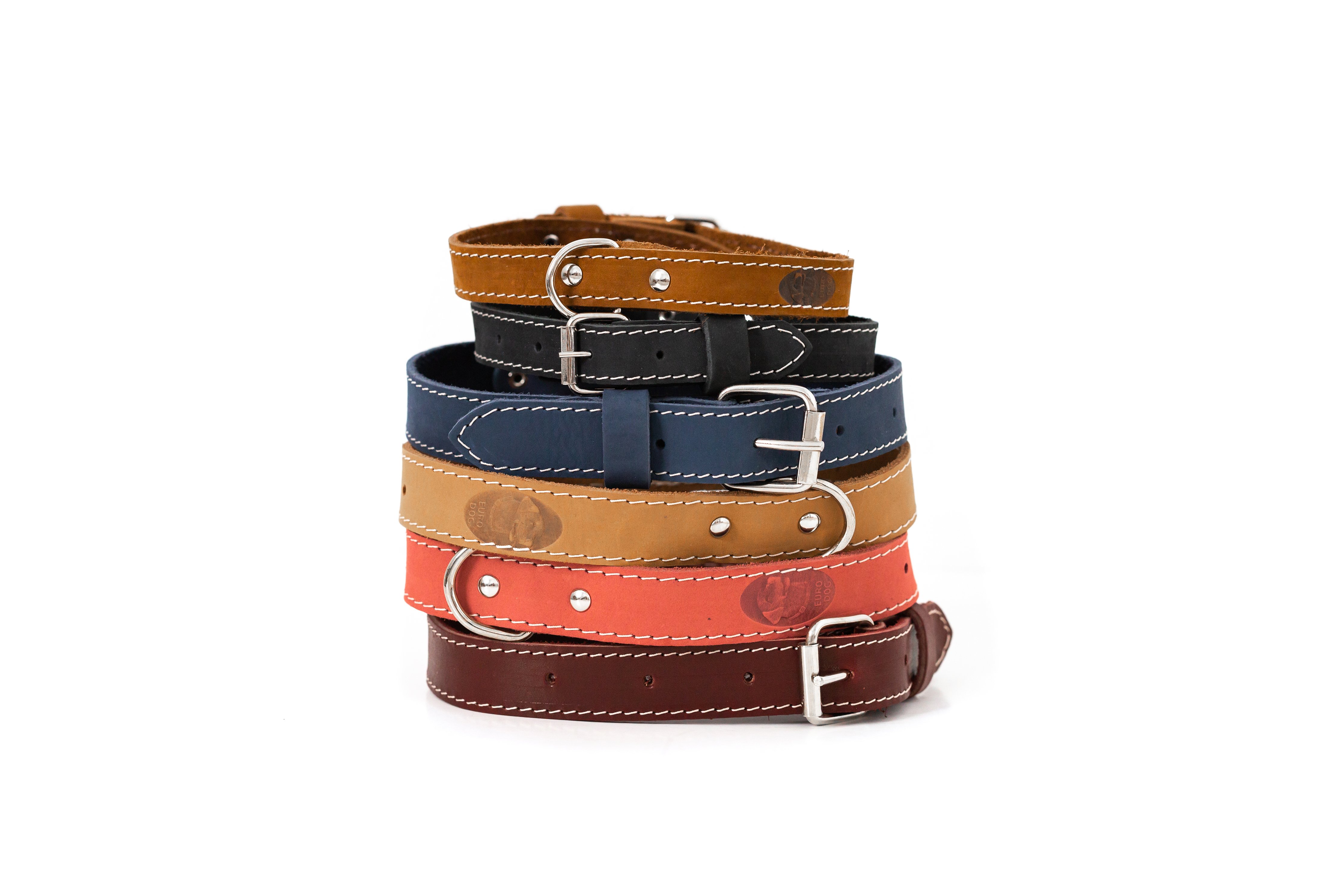 Navy Traditional Dog Collar