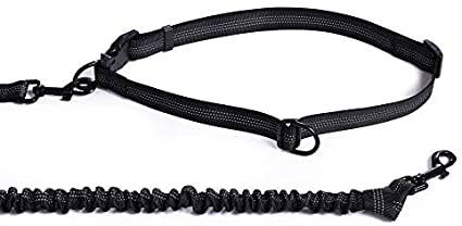 Retractable Hands Free Dog 7FT Leash Waist Running Adjustabl