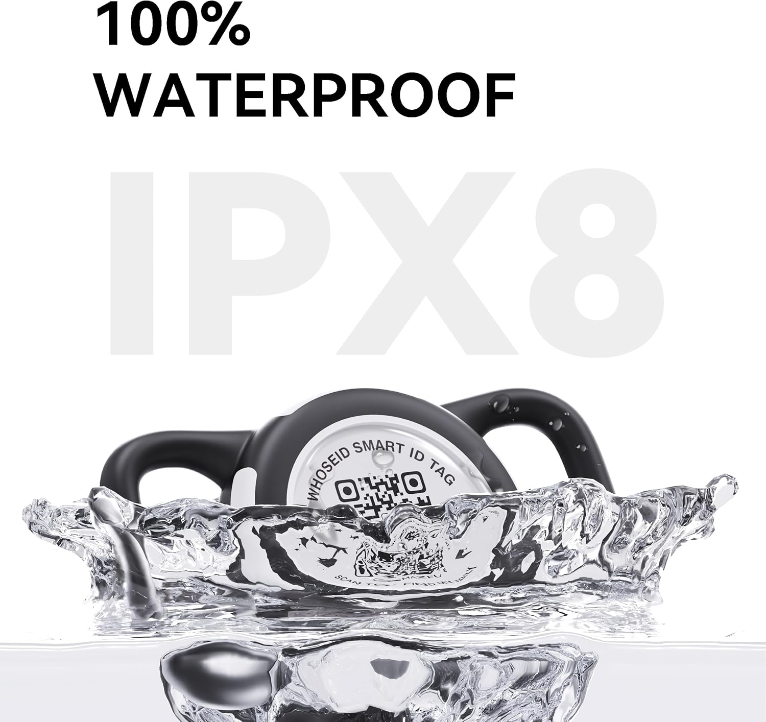 Soft Invisible Universal Unique Silicone Customized Waterproof Apple Airtag Pet Dog Collar Holder (MOQ 10 Sets)