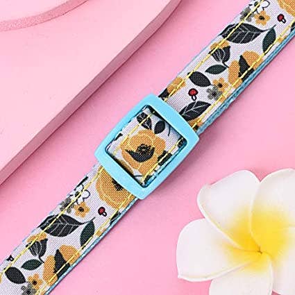 Soft Poly Cotton Fabric Collars for Small Dogs with Bowtie