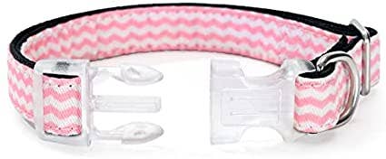 Soft Poly Cotton Outside with Nylon Inside Dog Collar