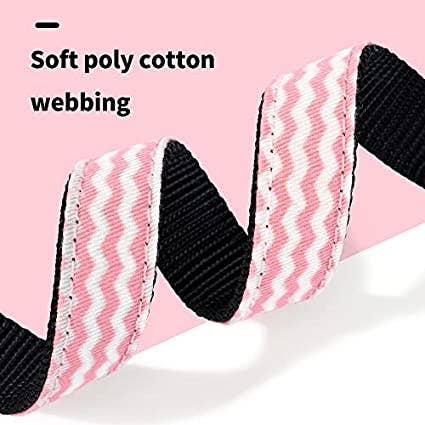Soft Poly Cotton Outside with Nylon Inside Dog Collar