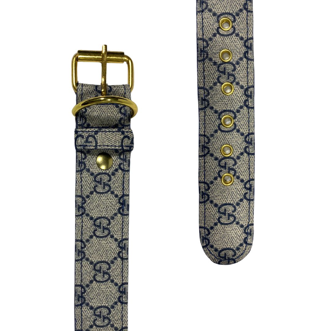 Upcycled GG / LV / MCM Dog & Cat Collars Straps