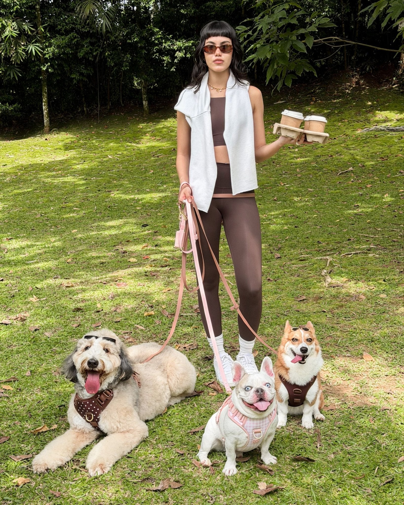 Wander! Bow Harness 2.0 - Blossom Gingham