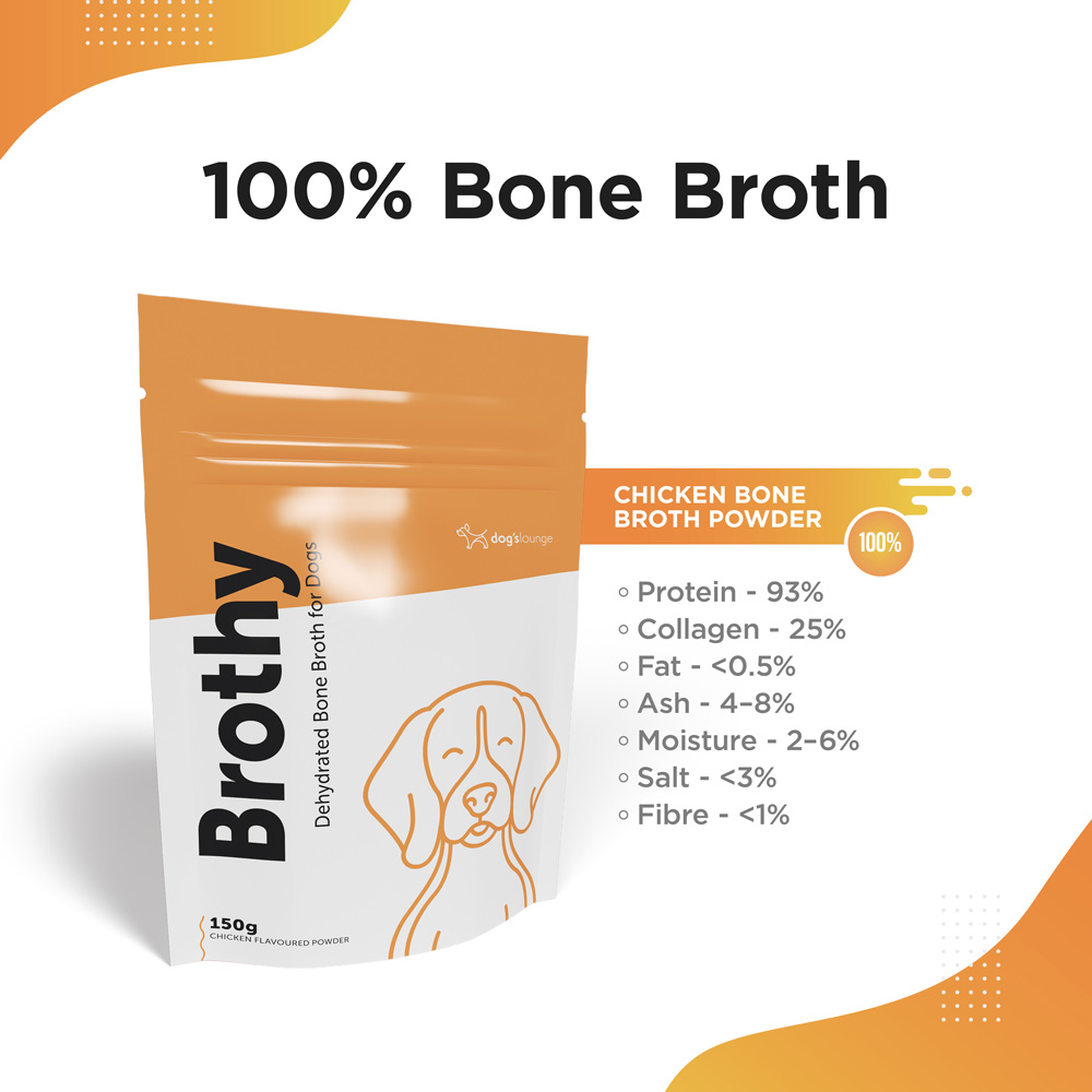 BROTHY – Dehydrated Chicken Bone Broth for Dogs