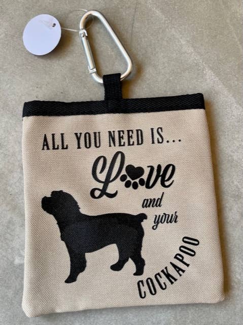 Cockapoo Travel Pet Bowl