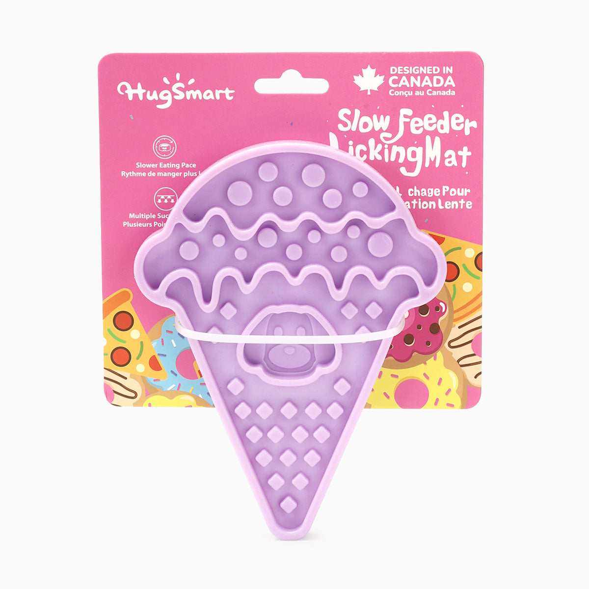 Dog Bowl Pet lick mat – Ice-cream slowfeeder