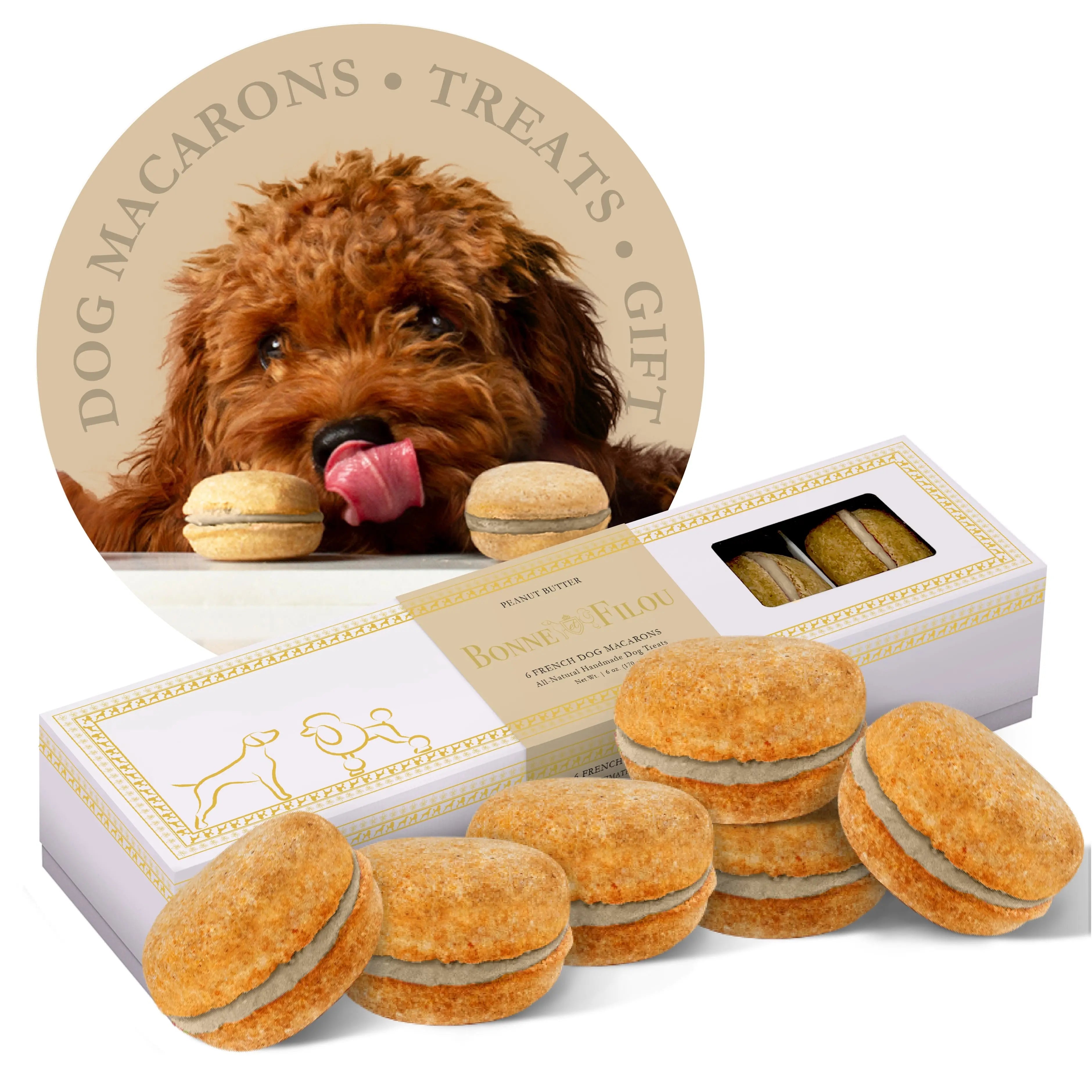 Dog Macarons (Box of 6) - bundle of 5