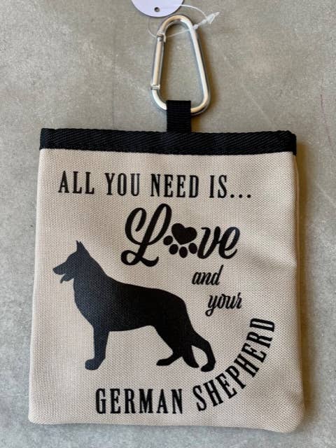 German Shepherd Travel Pet Bowl