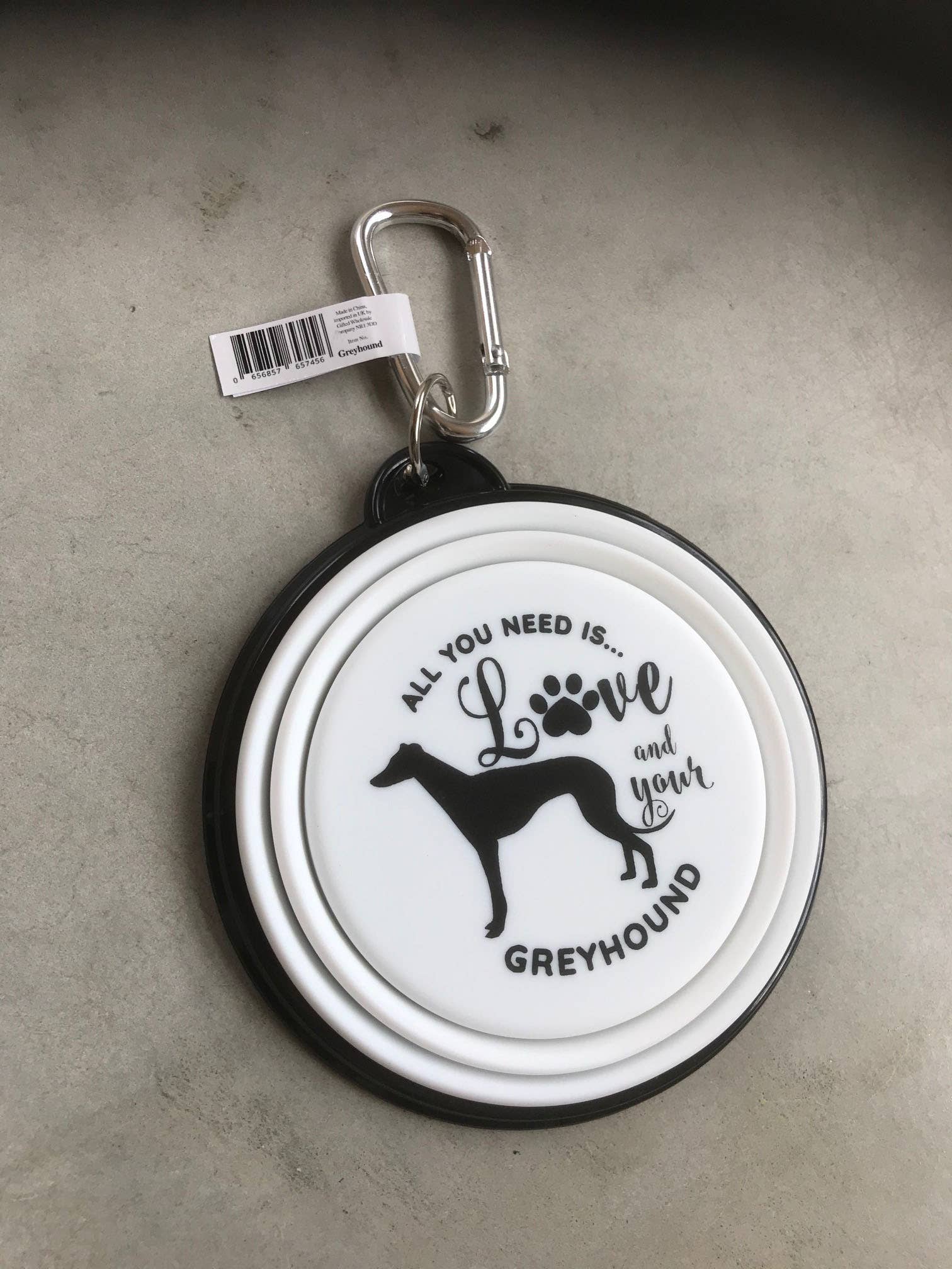 Greyhound Travel Pet Bowl