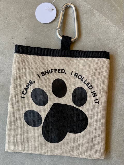 I Came, I Sniffed, I Rolled In It Travel Pet Bowl