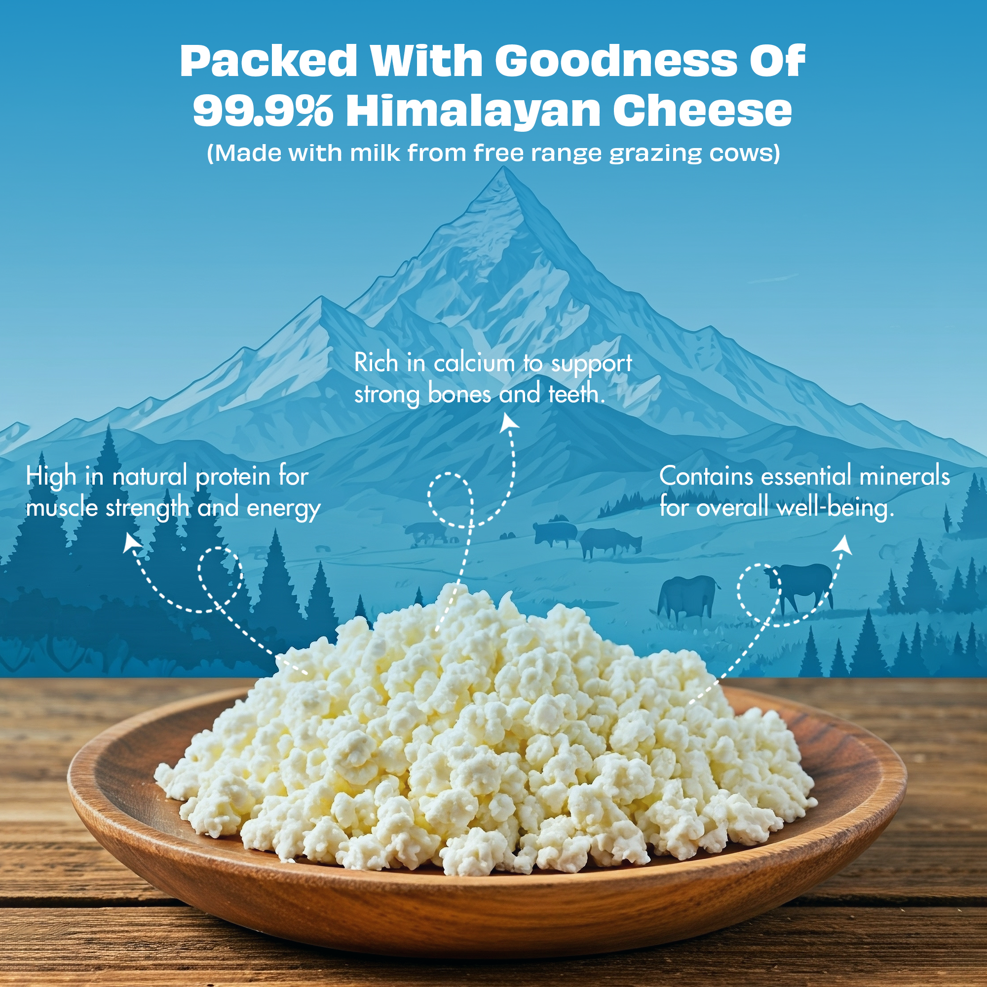 Pawfect Himalayan Cheese Puff Bars for Dogs | 100% Natural Crunchy Treat | High in protein &amp; calcium | Healthy training treat | Grain-free | Limited ingredient treats for dogs (70g/2.47oz)