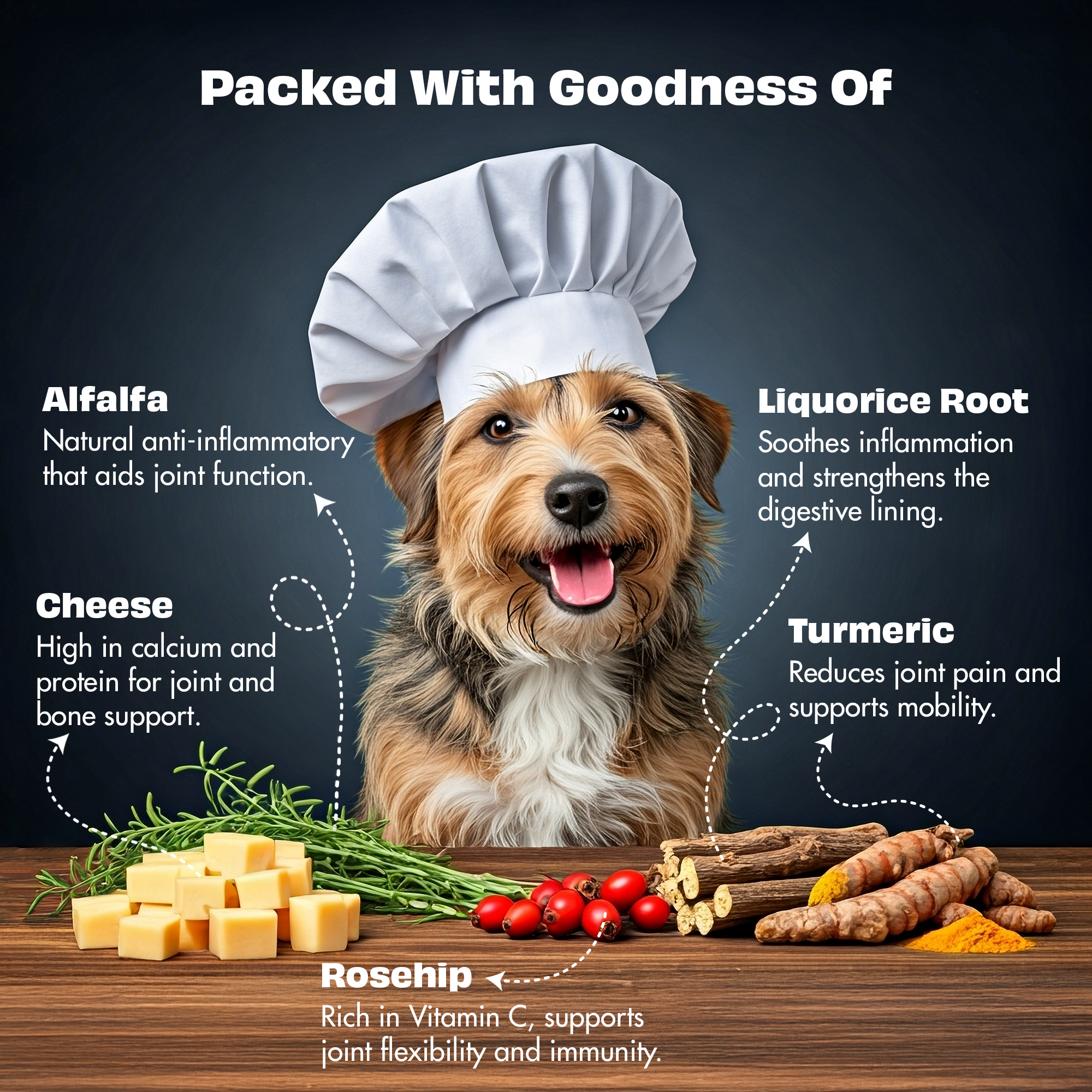 Pawfect Nature's Munch Freeze-Dried Joint Care Cheese treats for Dogs| 100% Natural| High Protein, Low Fat| 8 Calories per Treat| Grain-Free| Healthy Training Treat (75g/2.65oz)