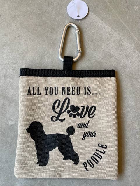 Poodle Travel Pet Bowl