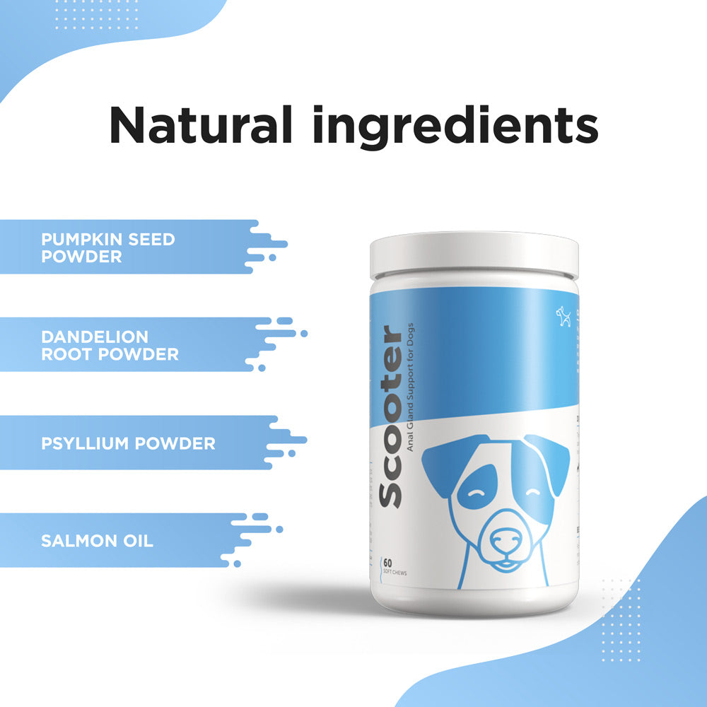 SCOOTER – Anal Gland Supplement for Dogs &amp; Puppies