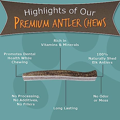 Split Elk Antler Chews