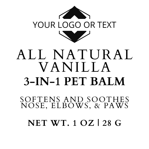 3-in-1 Pet Nose, Elbow &amp; Paw Balm - Custom Label