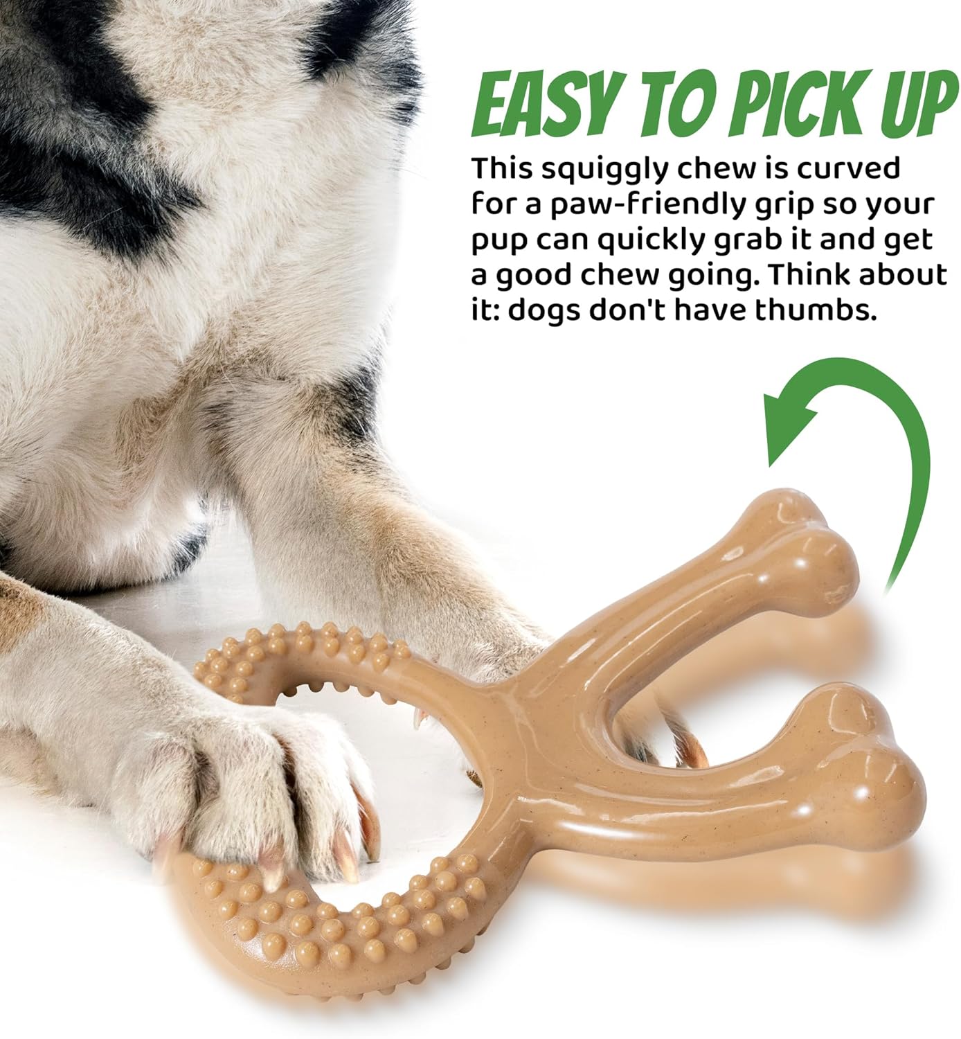 Aggressive Chewers, Indestructible Nylon Bone Dental Care Teeth Cleaning Chew Toy (MOQ 10 Sets)