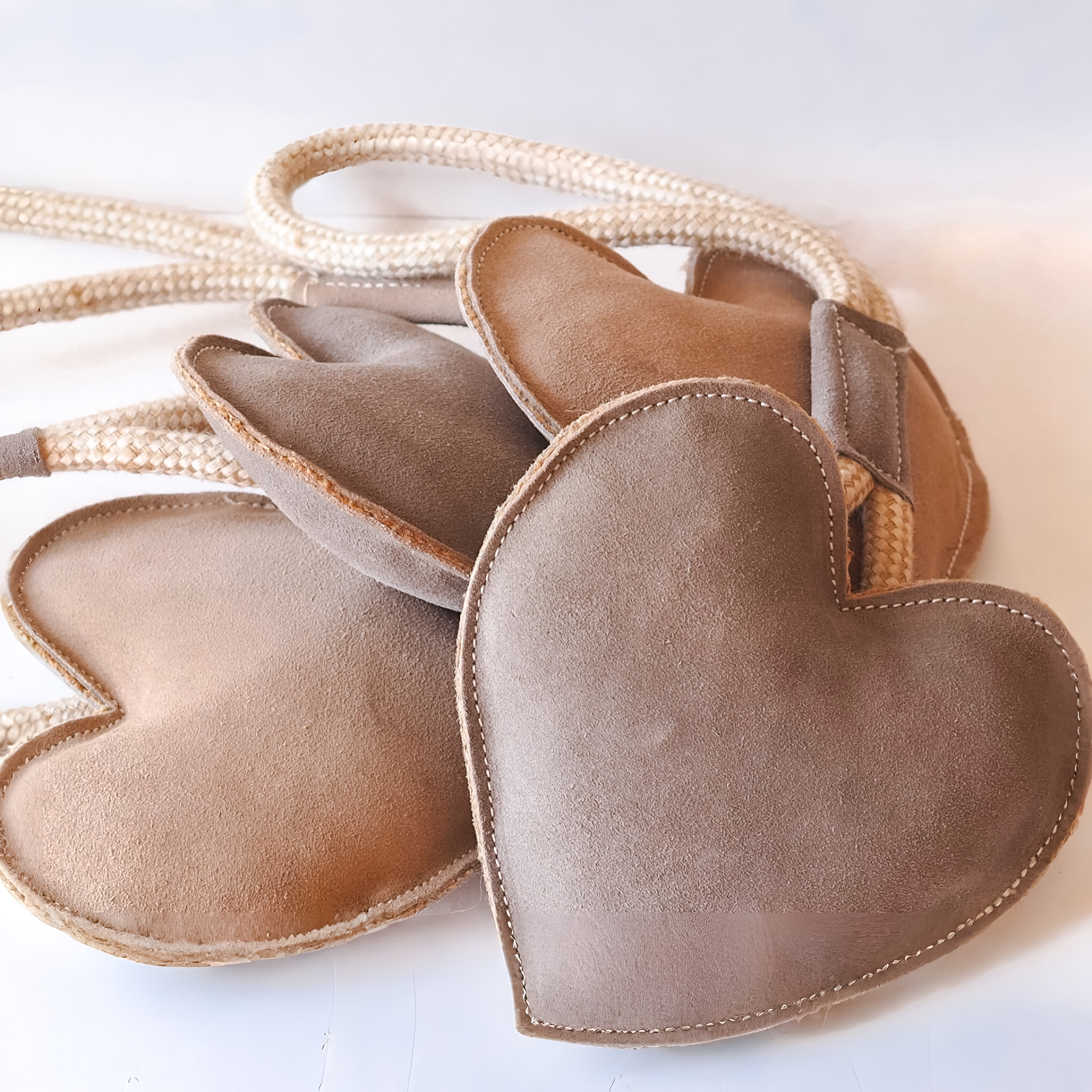 All Natural Eco Rope Heart Dog Toy