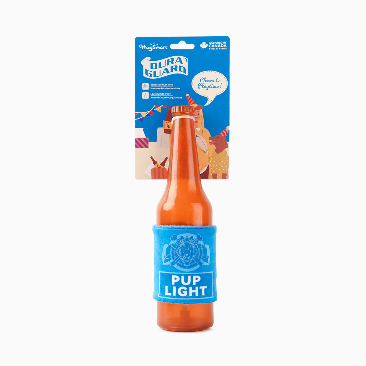 Boozy Tailz – Pup Light – TPR Rubber Dog Toy
