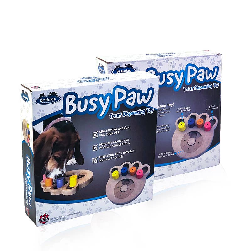 Brainiac Busy Paw™ Interactive Pet Toy