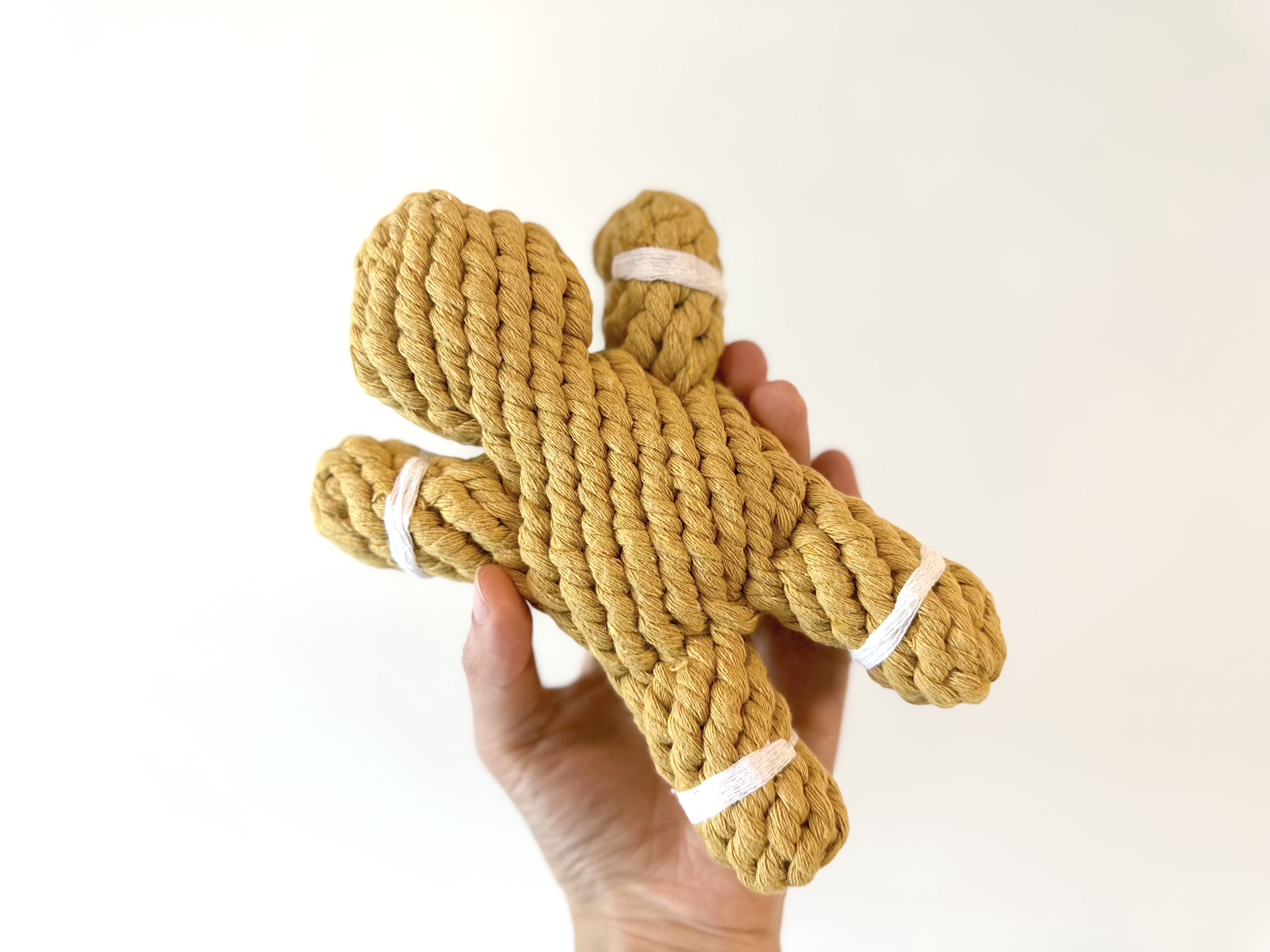 Christmas Gingerman Rope Toys, Dog Chew Toys