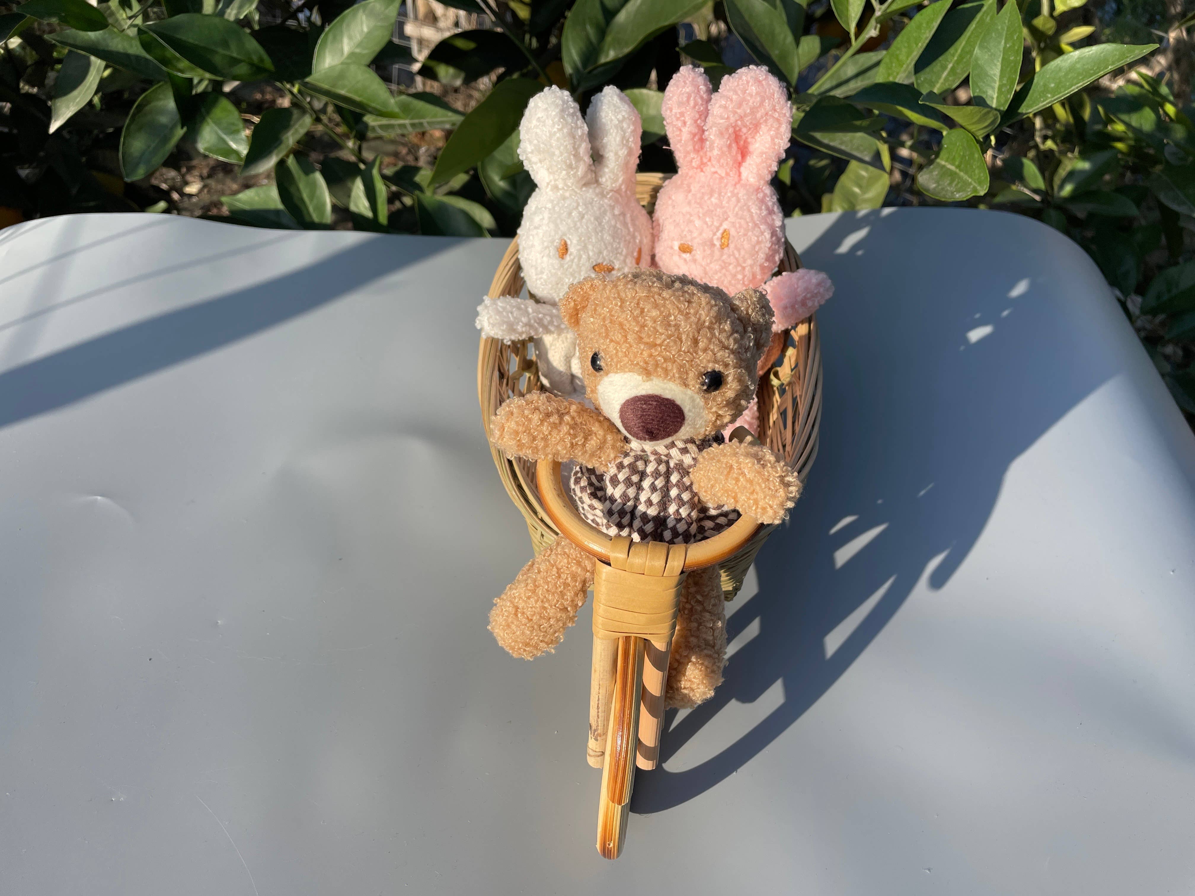 Eco-friendly Dog Chew Rope Toy, Rabbit Toys - Beige Rabbit