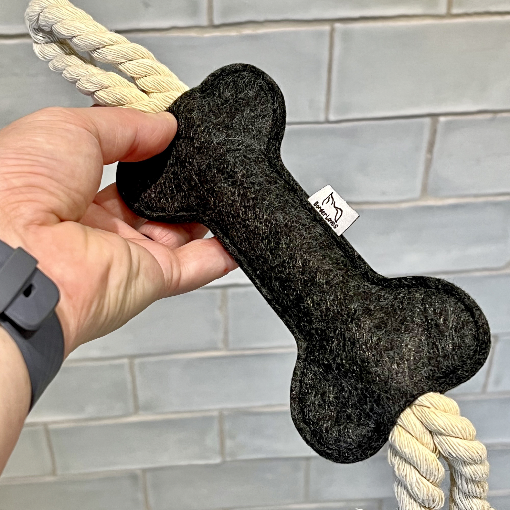 Eco Rope Felt Dog Toy, for Puppies / Small Dogs