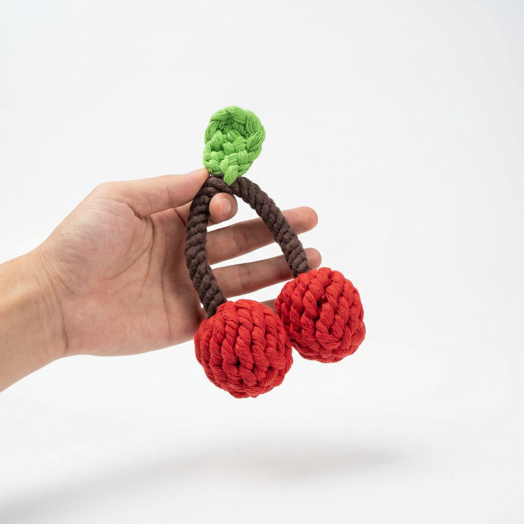 Handcrafted Cherry Pet Rope Toys
