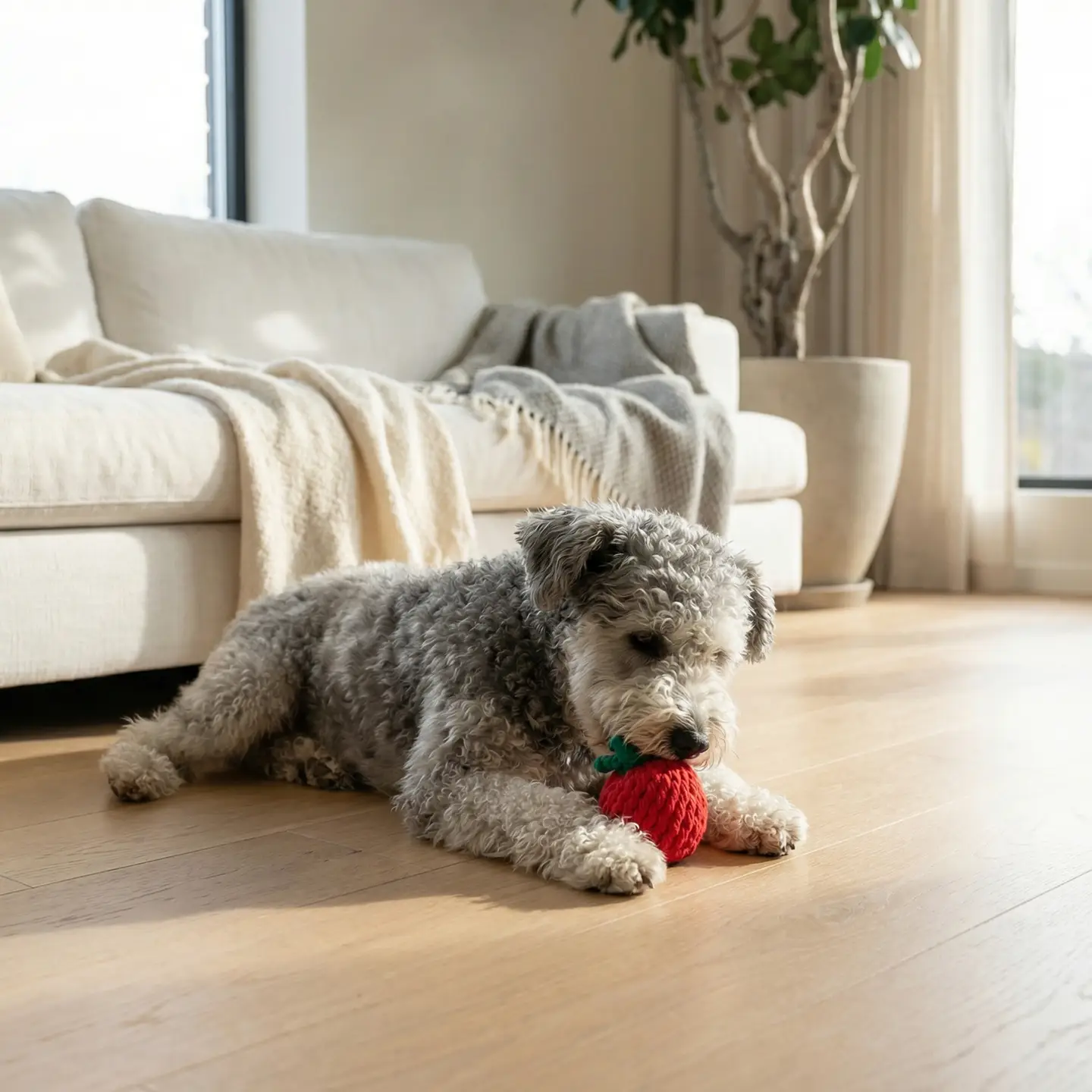 Handcrafted Tomato Pet Rope Toys