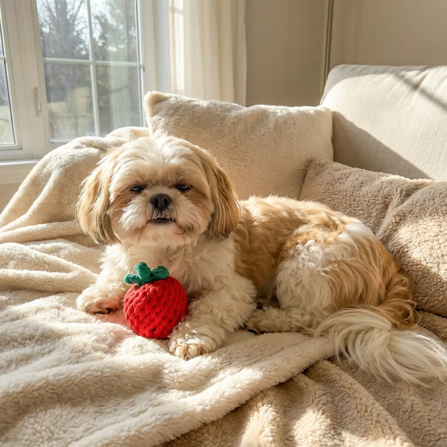 Handcrafted Tomato Pet Rope Toys